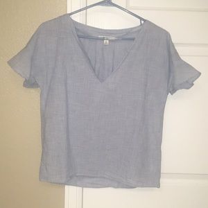 NWOT Madewell XXS flutter sleeve top